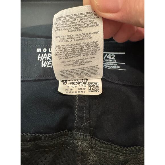 Mountain Hardwear Slim AP Pant Mens 32x30 Black Stretch Climbing Hiking - Picture 7 of 9